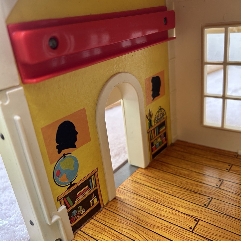 Vintage 1971 Fisher Price Little People School House 923 - Picture 9 of 9